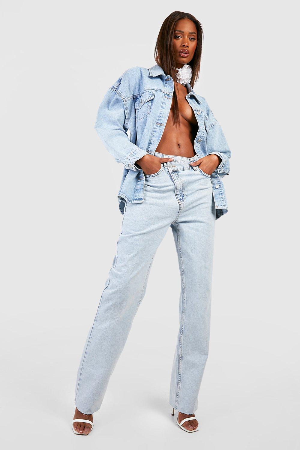 Missguided asymmetric deals jeans